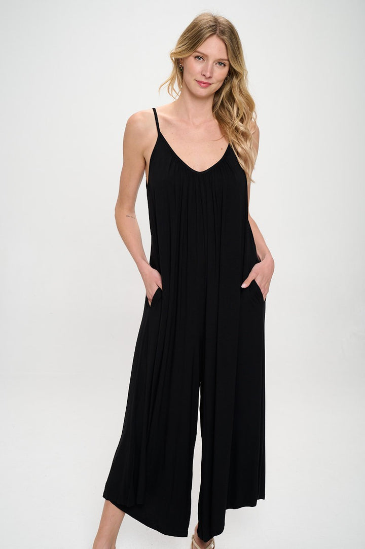 Made In Usa Modal Spandex Soft Knit Jumpsuit 1