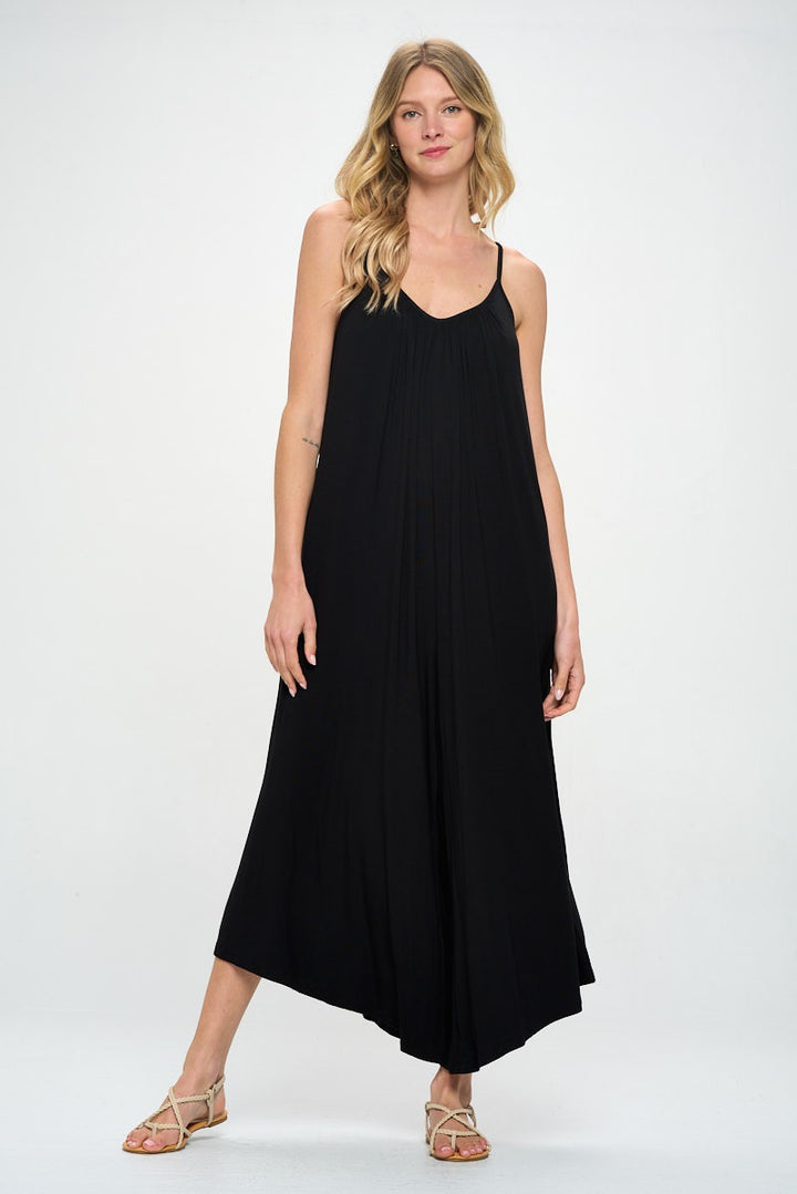 Made In Usa Modal Spandex Soft Knit Jumpsuit 1