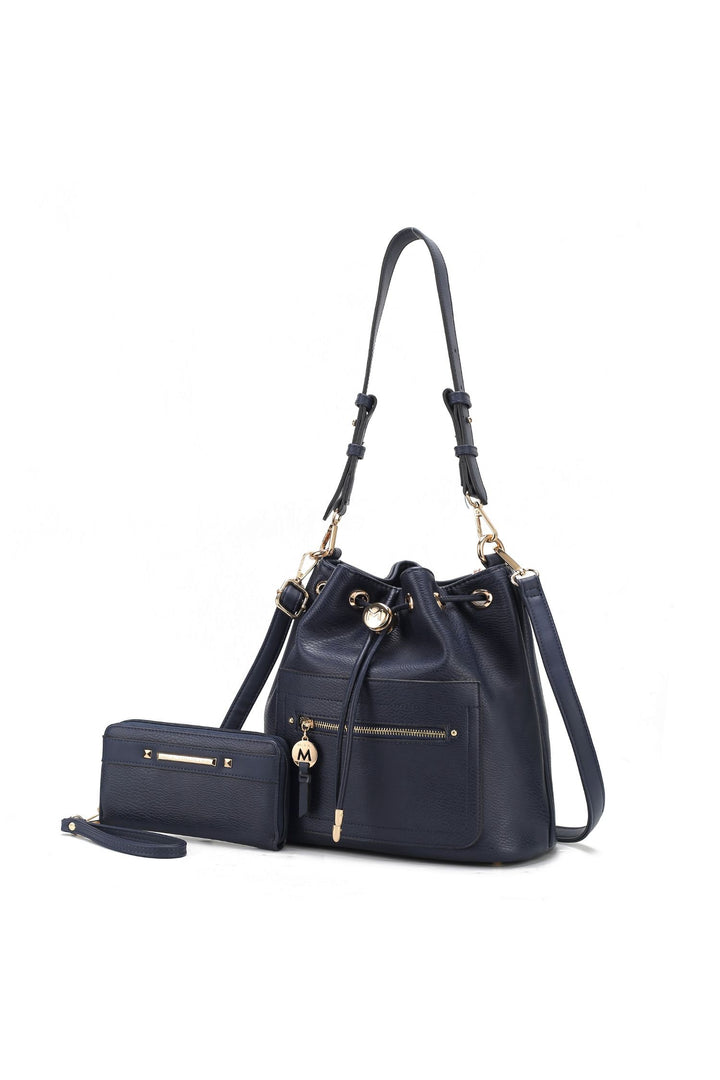Mkf Larissa Bucket Handbag With Wallet By Mia K
