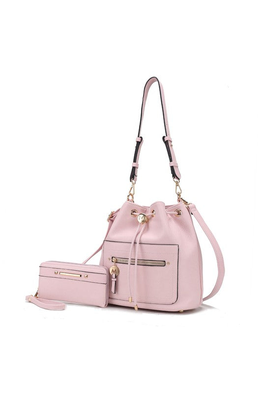 Mkf Larissa Bucket Handbag With Wallet By Mia K