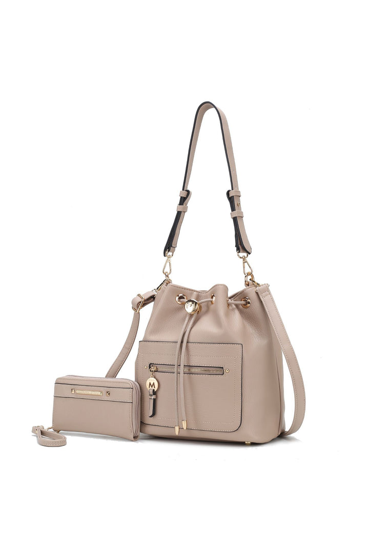 Mkf Larissa Bucket Handbag With Wallet By Mia K
