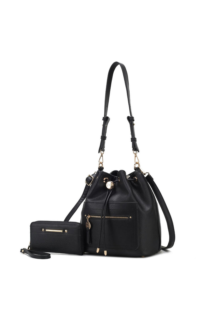Mkf Larissa Bucket Handbag With Wallet By Mia K
