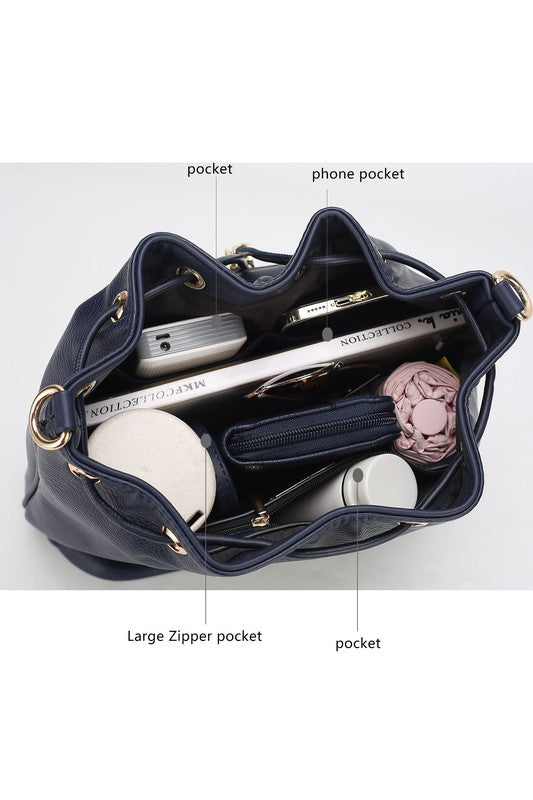 Mkf Larissa Bucket Handbag With Wallet By Mia K