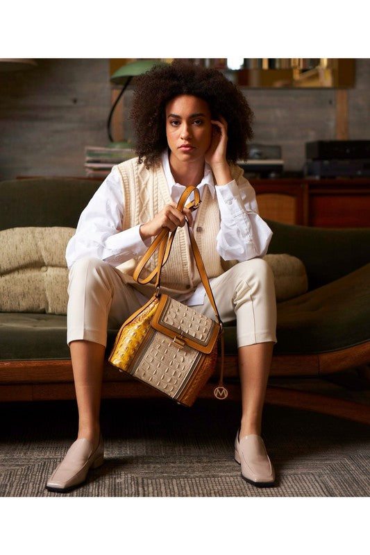 Black Mkf Collection Jamilah Crossbody Handbag By Mia K