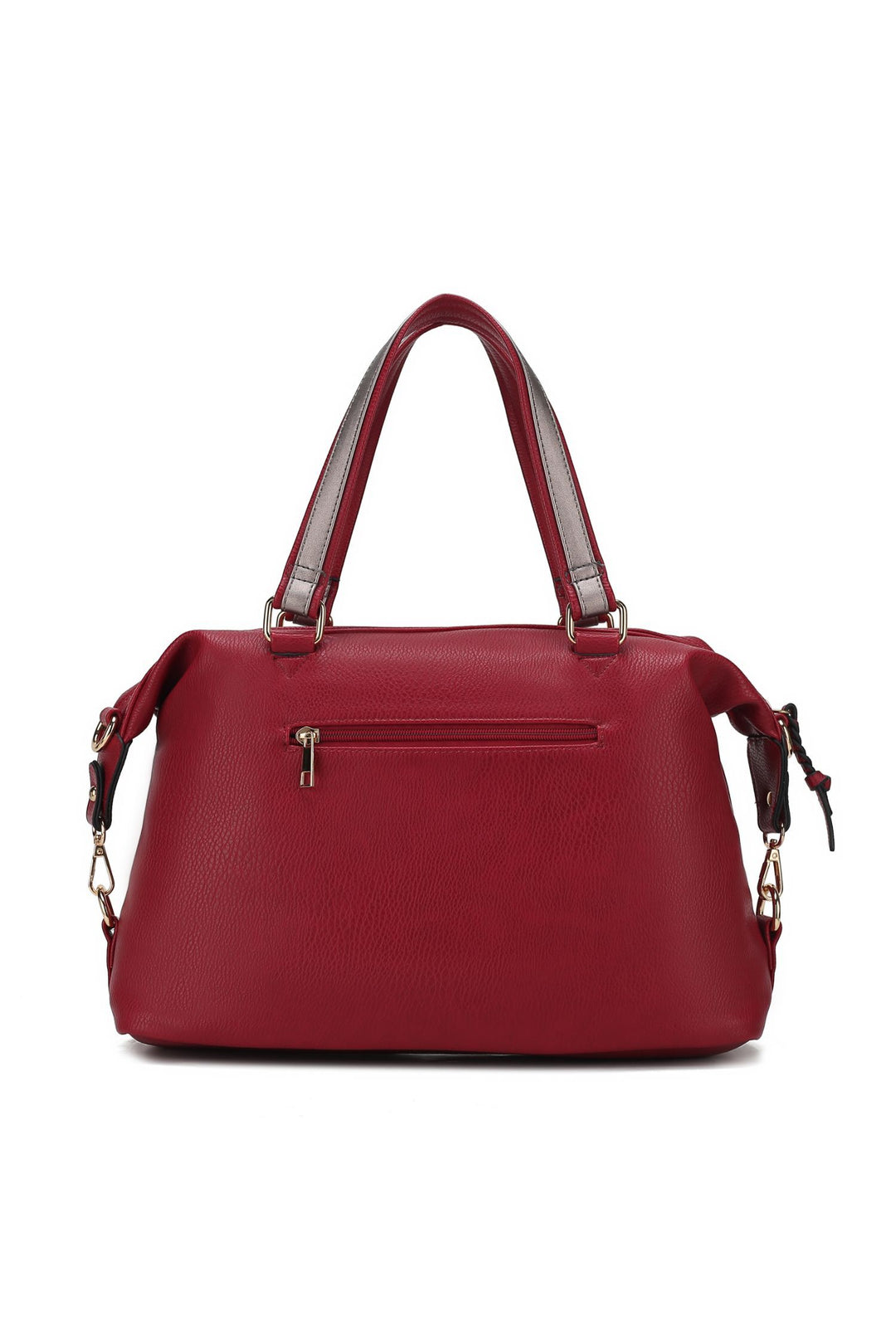 Cognac - Coffee Mkf Collection Opal Lightweight Satchel Bag By Mia