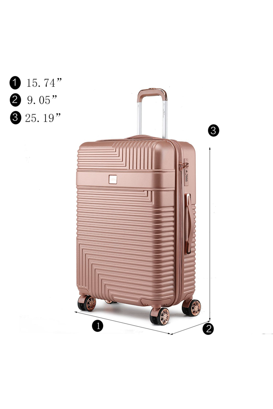 Mkf Mykonos Luggage Set Extra Large And Large Mia