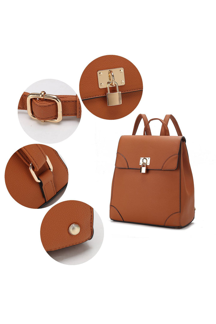 Sand Mkf Collection Sansa Backpack By Mia K