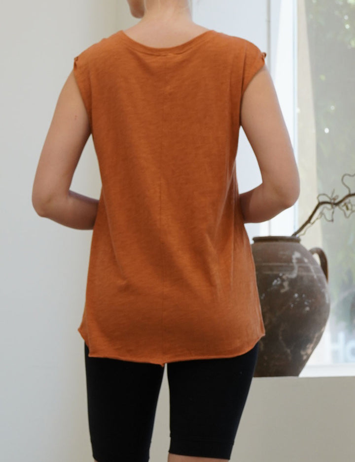 Cotton Slub Muscle Vintage New Tank
