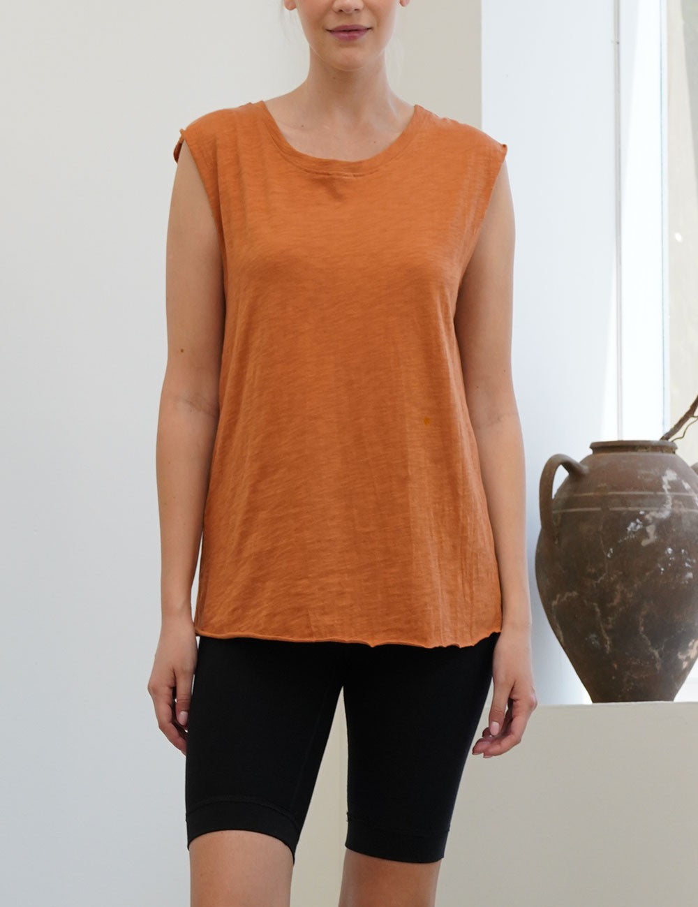 Cotton Slub Muscle Vintage New Tank