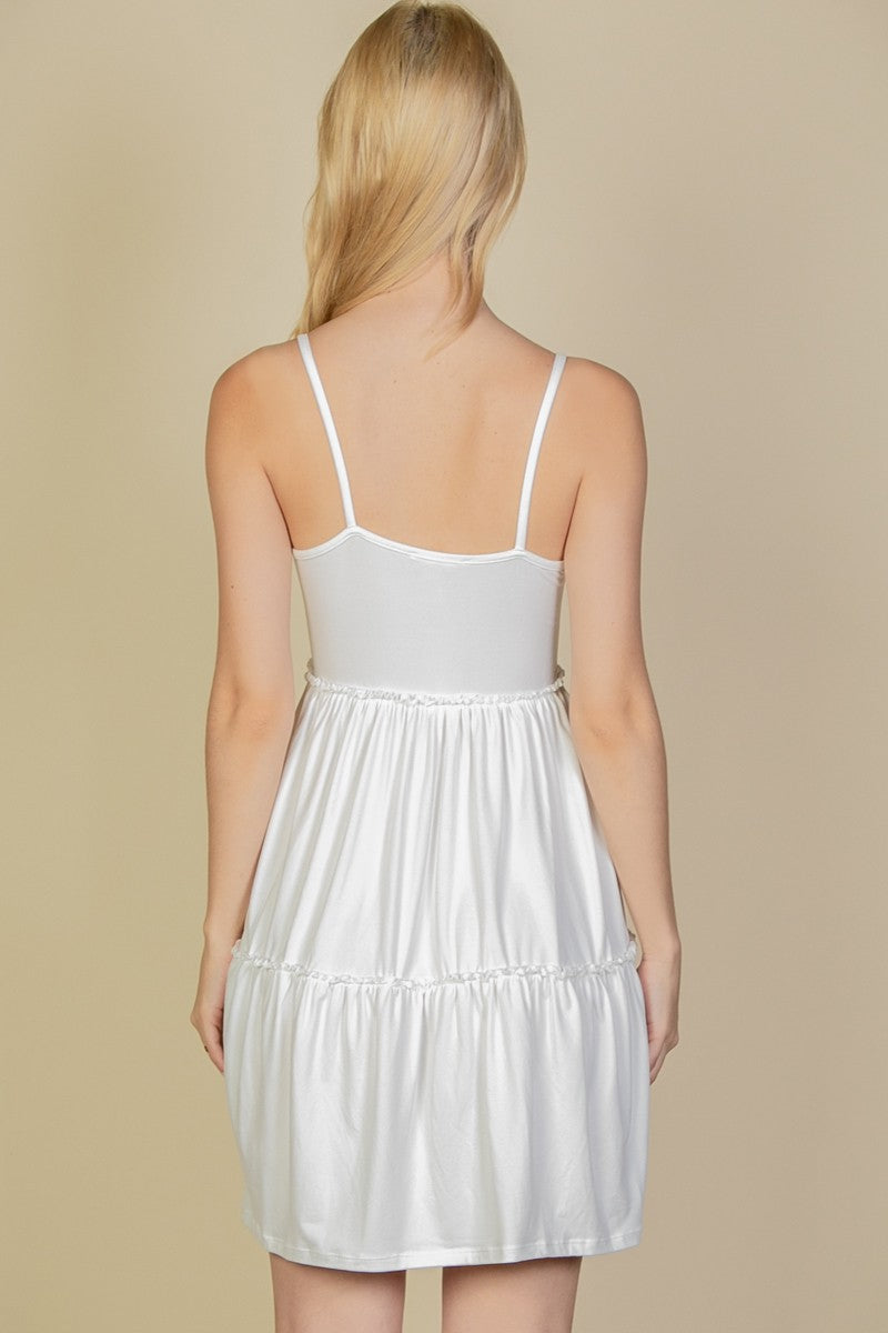 Khaki Tier Cami Dress