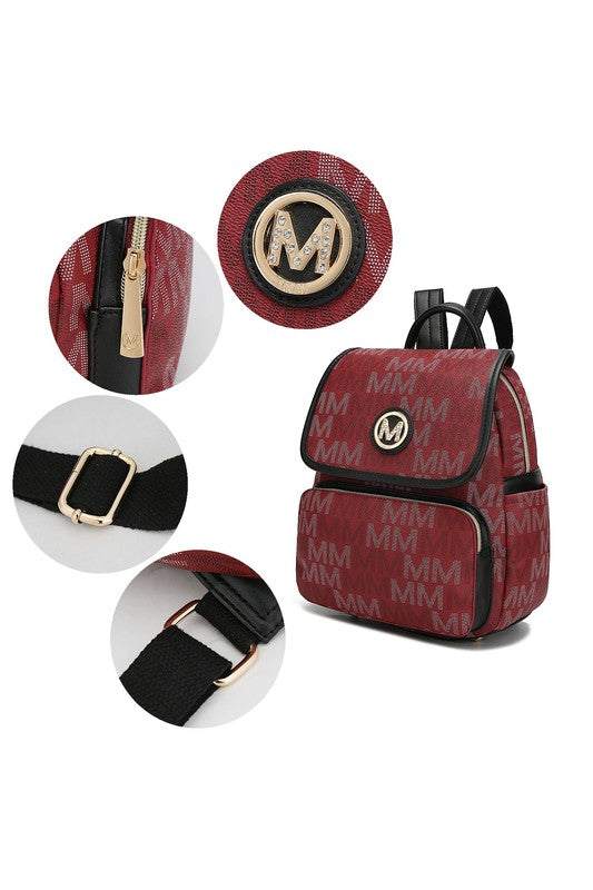 Brown Mkf Collection Drea Signature Backpack By Mia K
