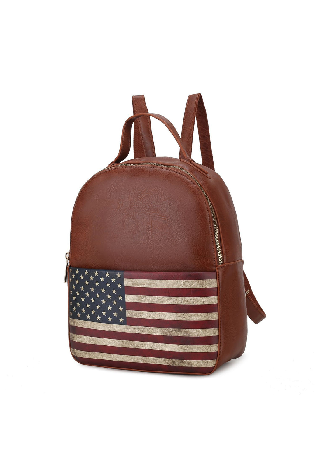 Taupe Mkf Collection Briella Flag Backpack By Mia K