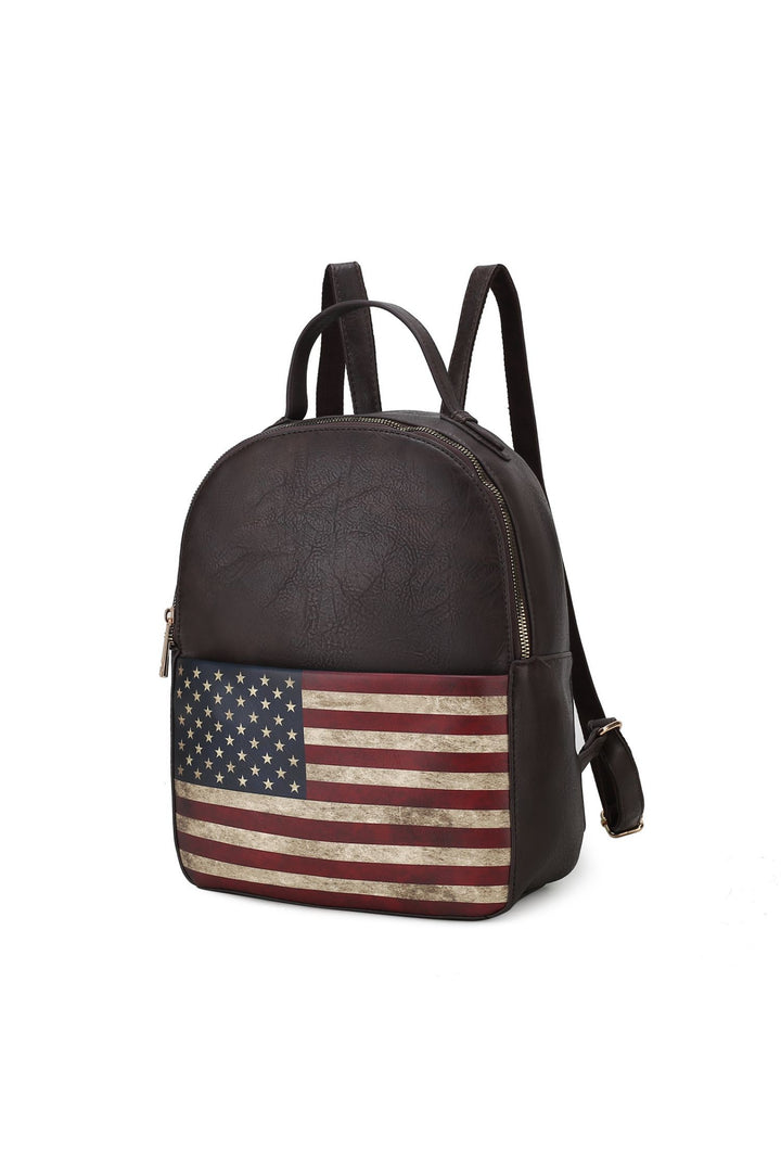 Navy Mkf Collection Briella Flag Backpack By Mia K