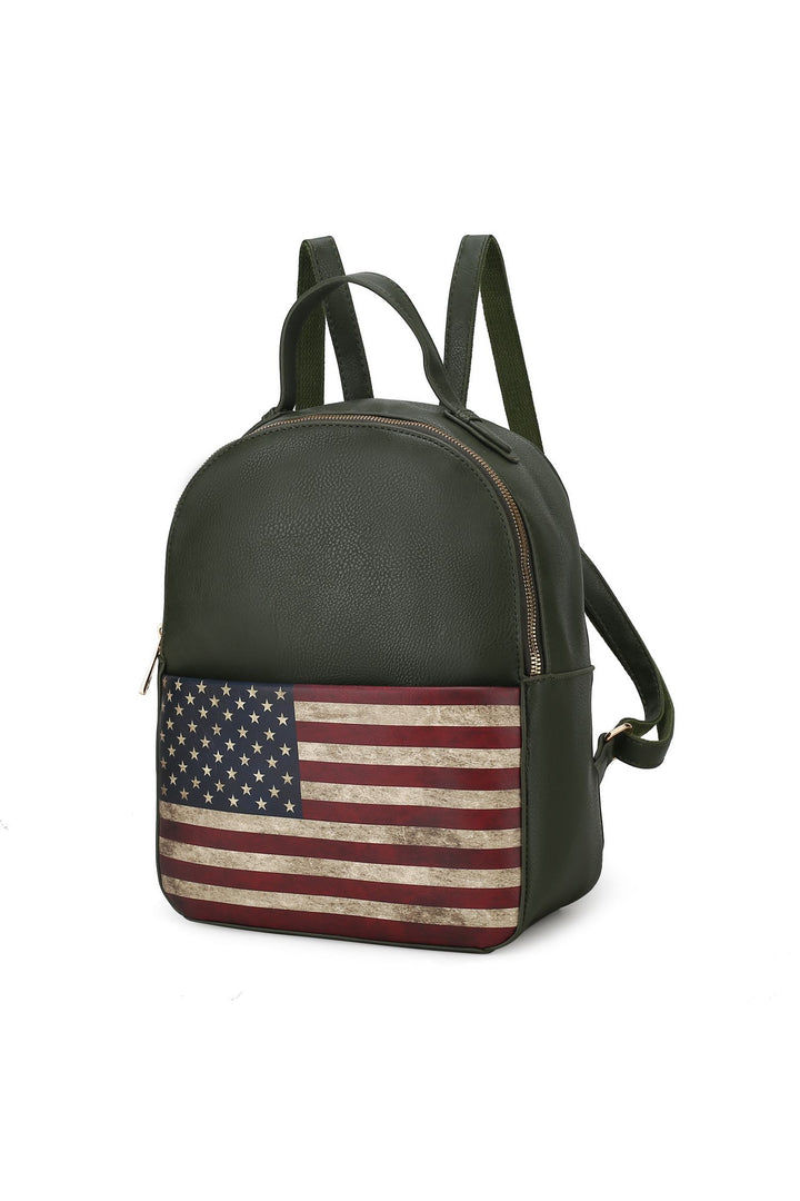 Black Mkf Collection Briella Flag Backpack By Mia K