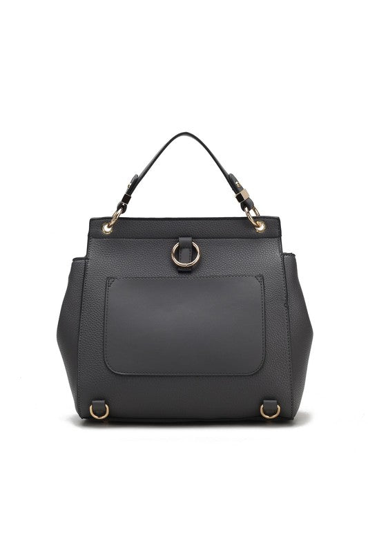 Mkf Vida Satchel Backpack Crossbody By Mia K