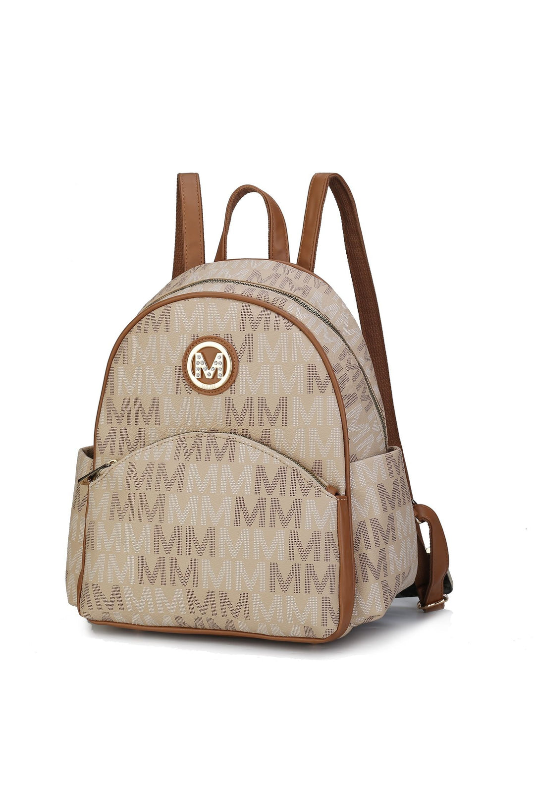 Mkf Palmer Signature Logo Print Backpack By Mia K