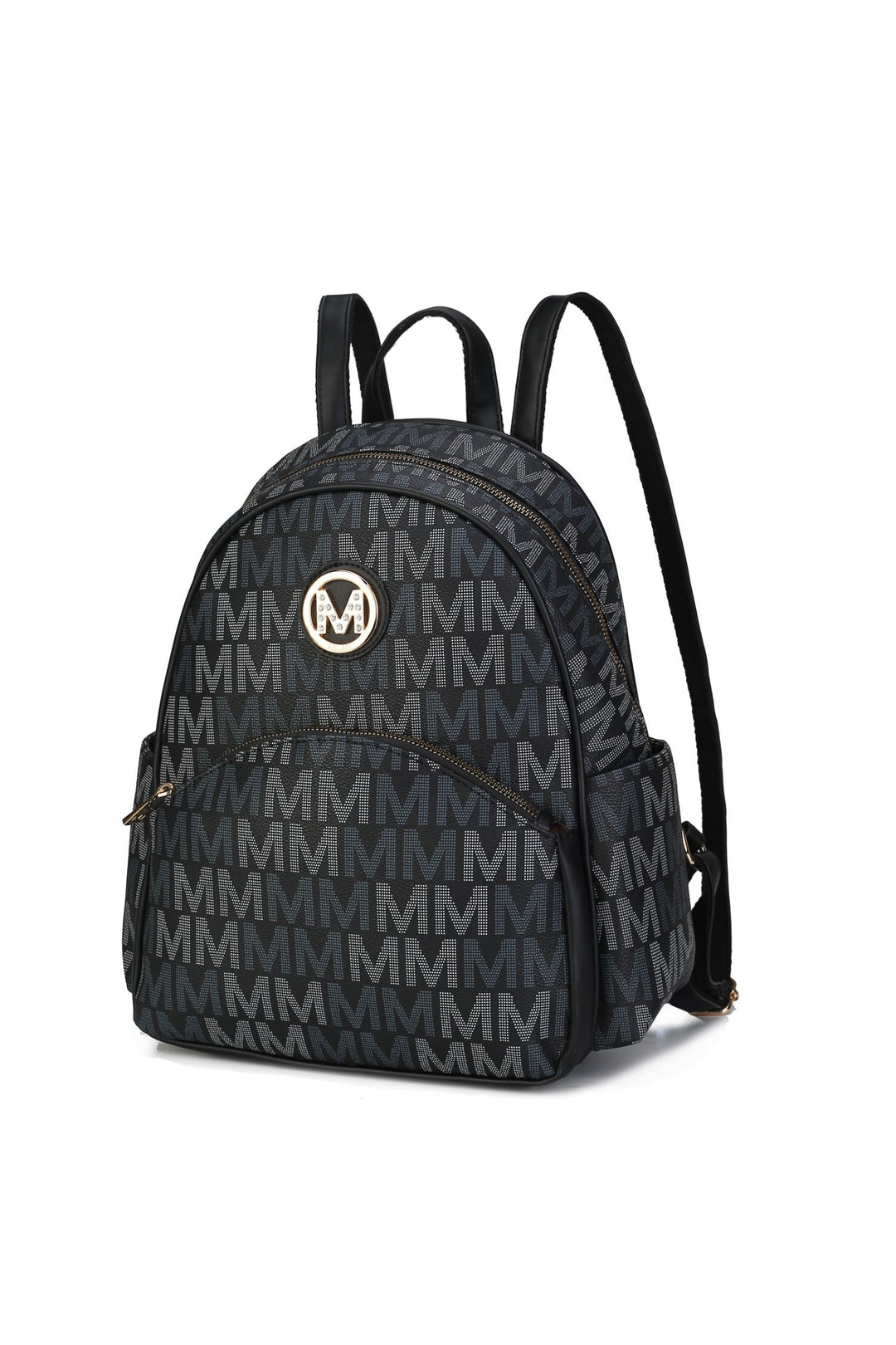 Mkf Palmer Signature Logo Print Backpack By Mia K