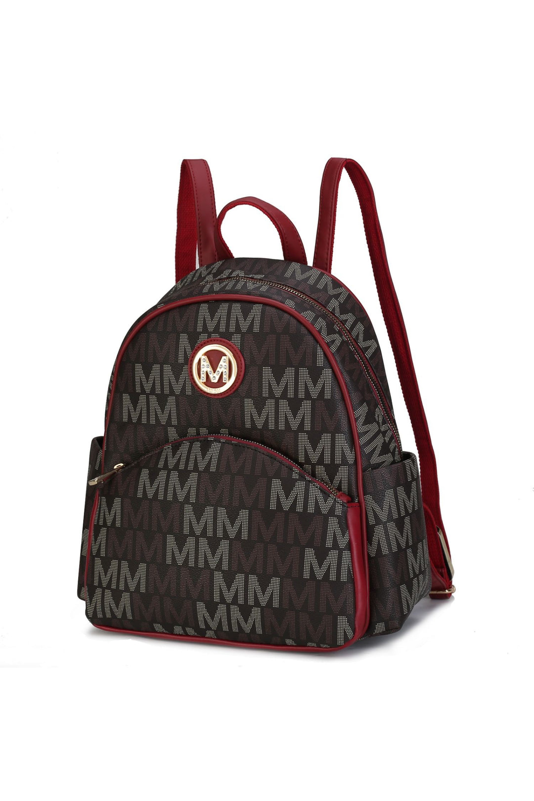 Mkf Palmer Signature Logo Print Backpack By Mia K