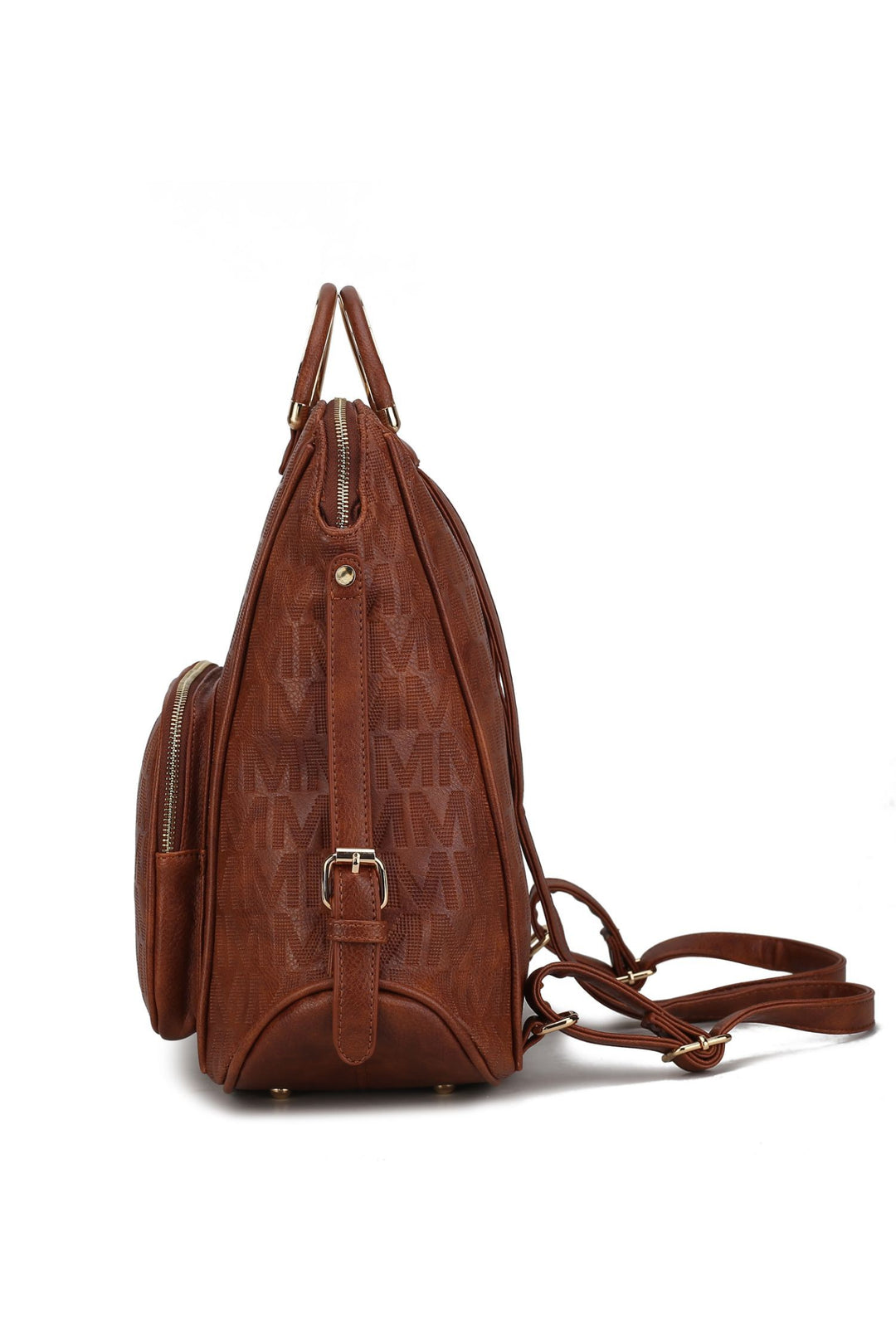 Chocolate Mkf Torra Milan Signature Trendy Backpack By Mia