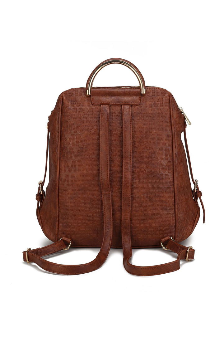 Charcoal Mkf Torra Milan Signature Trendy Backpack By Mia