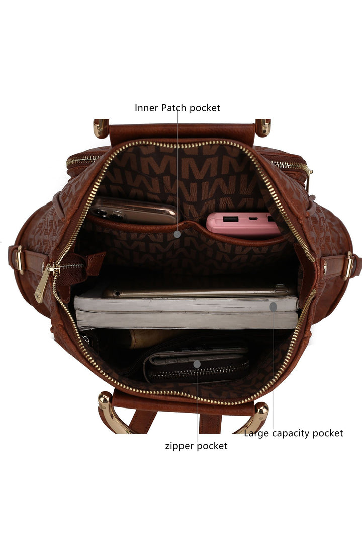 Mkf Torra Milan Signature Trendy Backpack By Mia