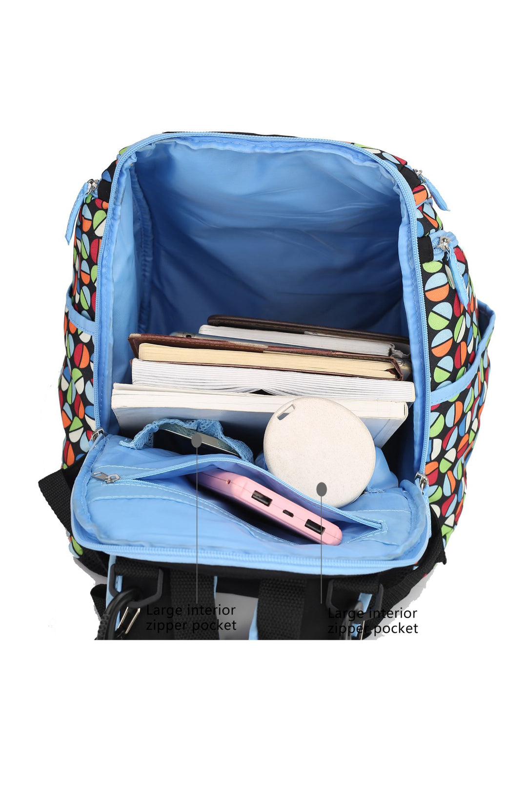 Mkf Colorland Large Backpack With Multi Pockets