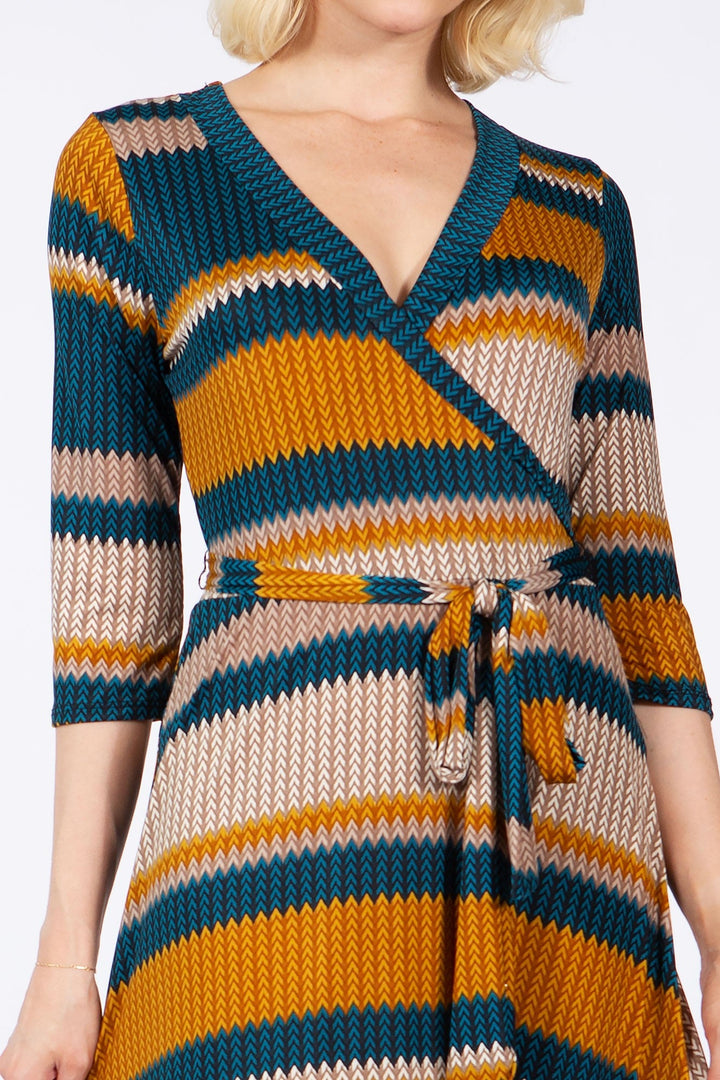 Greta Wrap Dress | Anekay