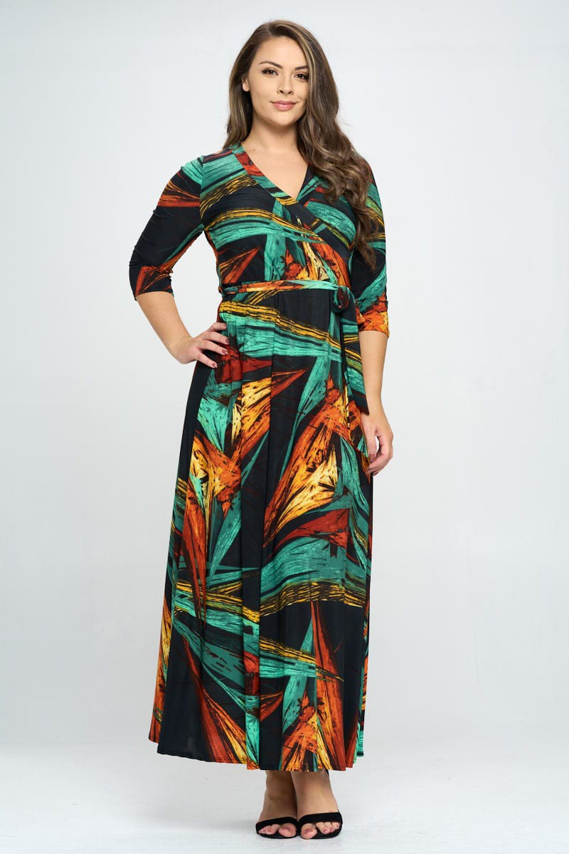 Greta Wrap Dress | Anekay