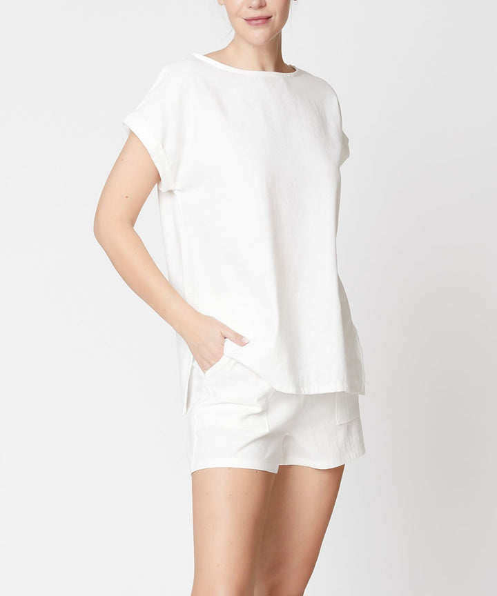 Bamboo Linen Shorts Set