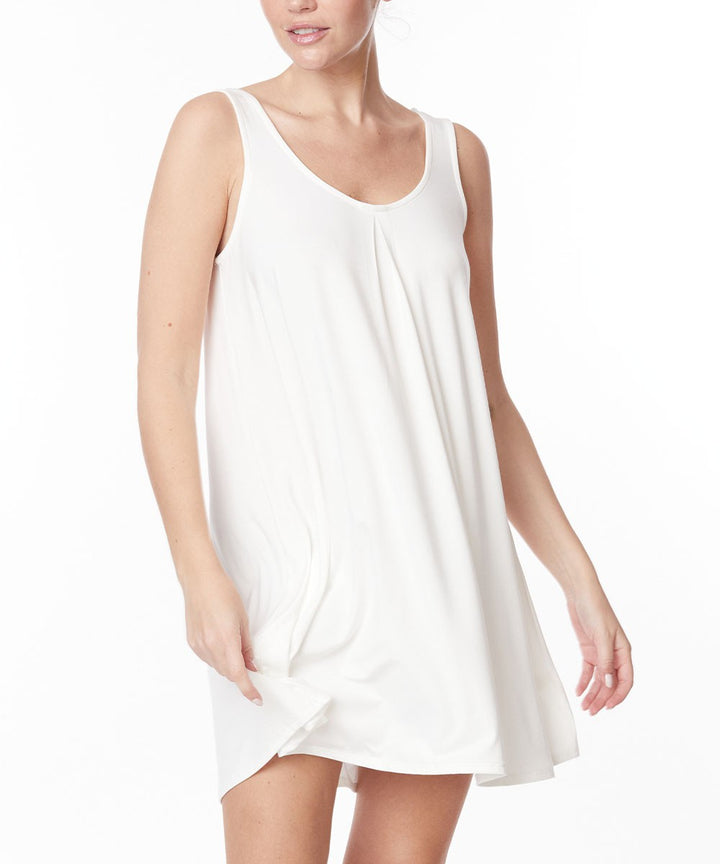 Olive Bamboo Pajama Cami Dress