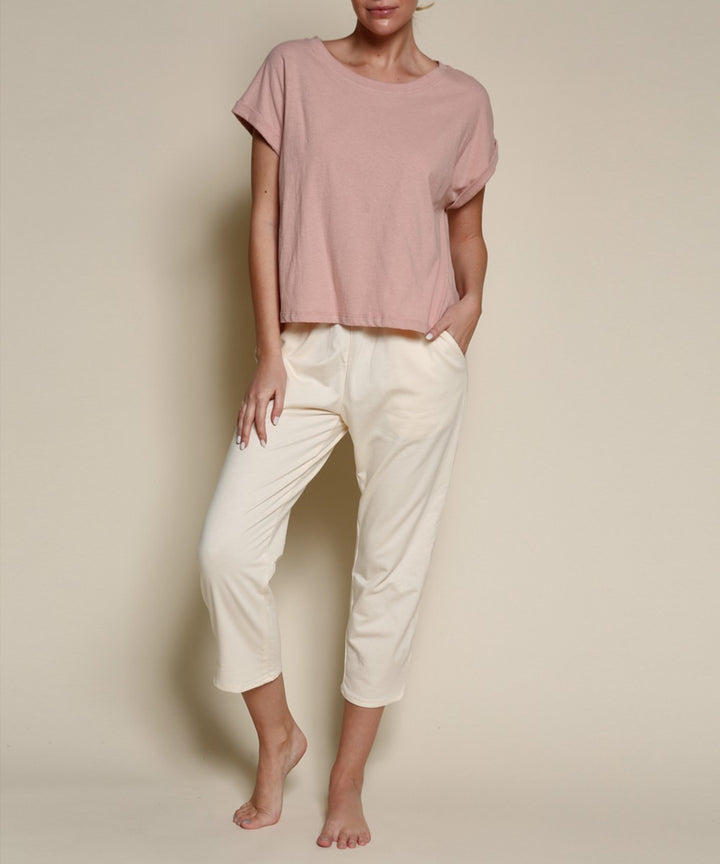 Recycled Cotton  Plain Crop