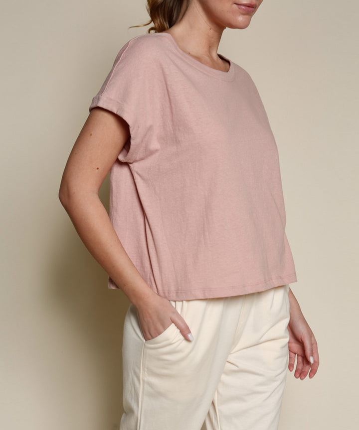 Recycled Cotton  Plain Crop