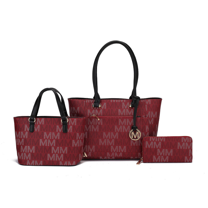 MKF Collection By Mia K Lady Ii Signature Tote Bag And Set