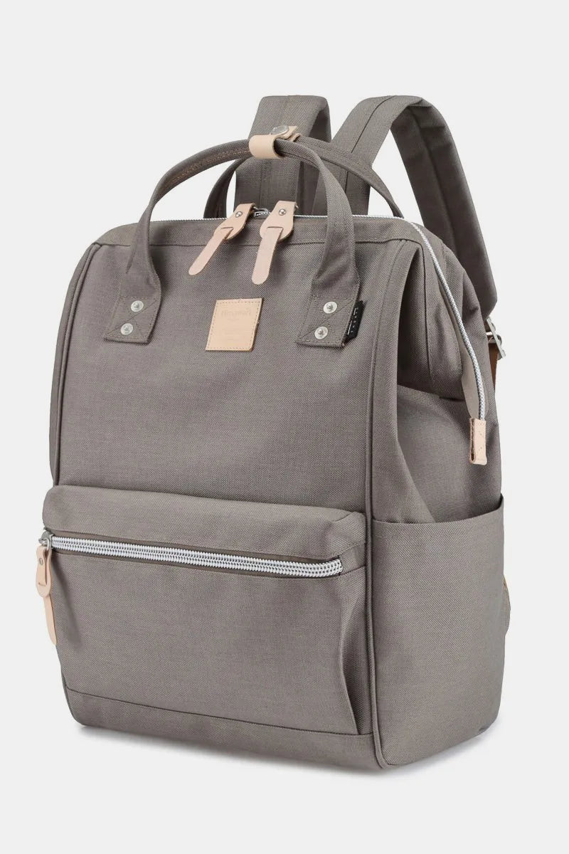 Gray Himawari Waterproof Design Arcuate Shoulder Strap Backpack Bag With Handles