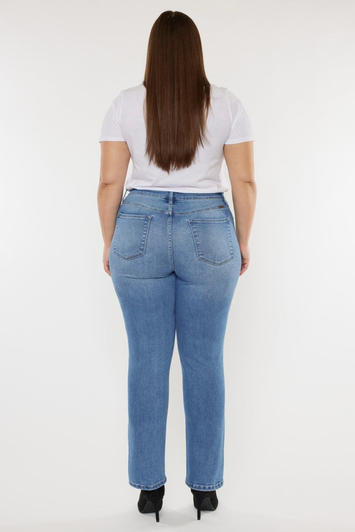 ML Kancan Full Size Cats Whiskers High Waist Jeans