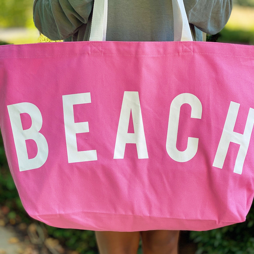 Let S Do Beach Canvas Tote