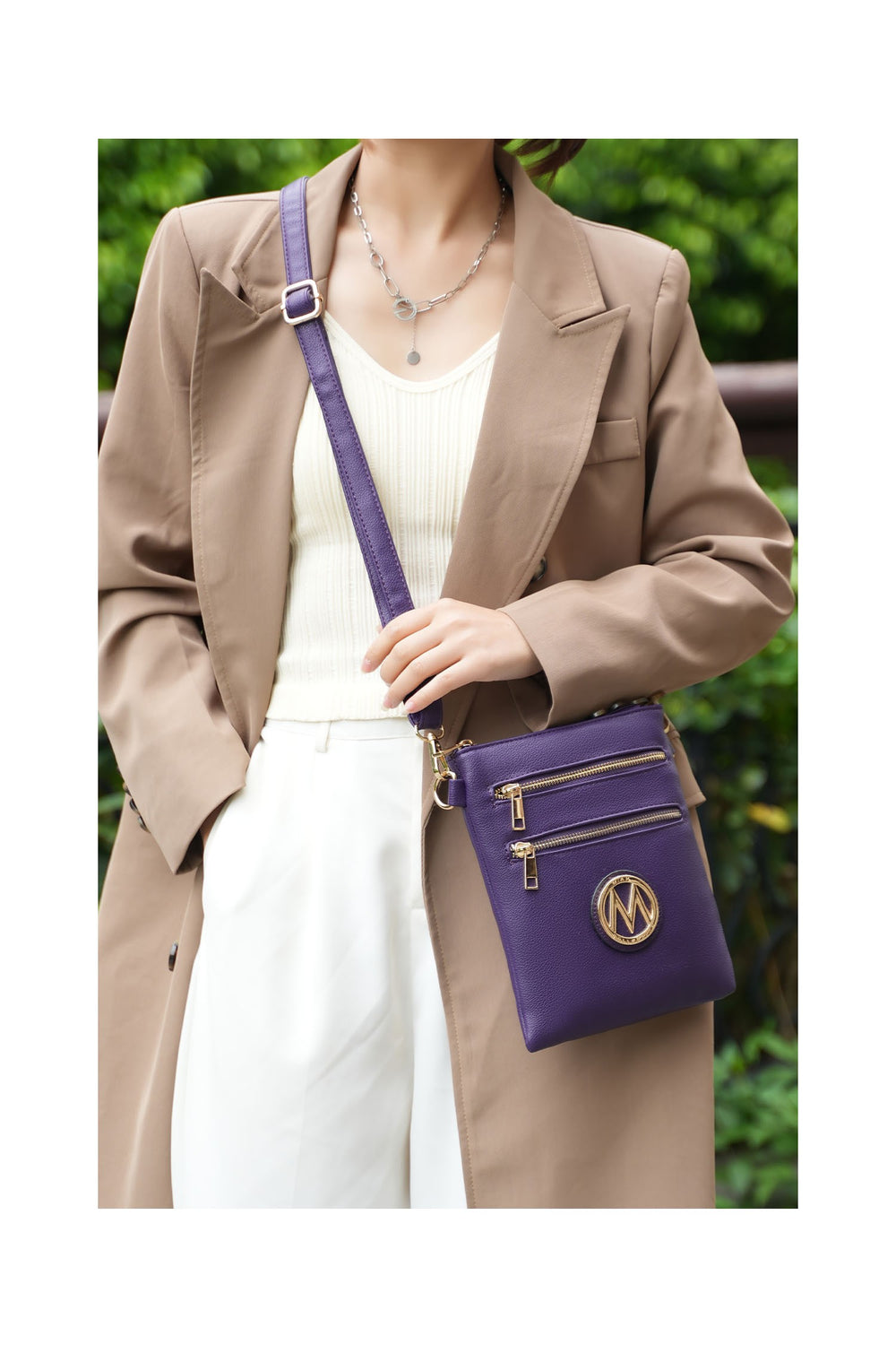 Coffee Mkf Collection Medina Crossbody Bag By Mia K