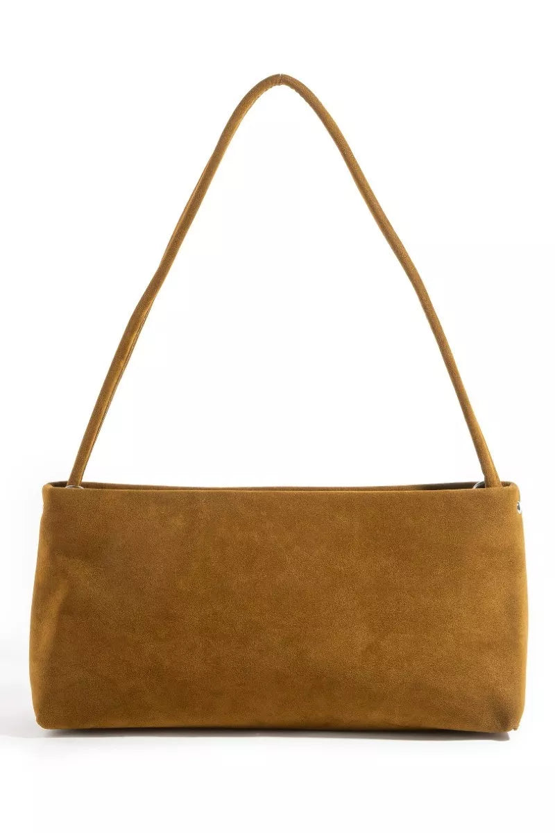 Lbr Fame Faux Suede Rectangle Bag