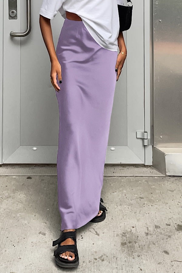 Blue Maxi Skirt