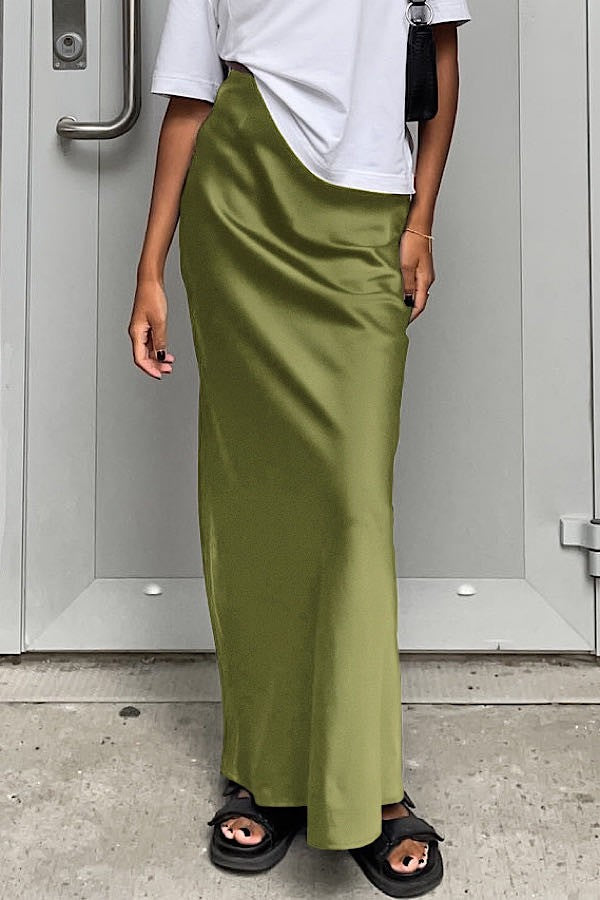 Blue Maxi Skirt