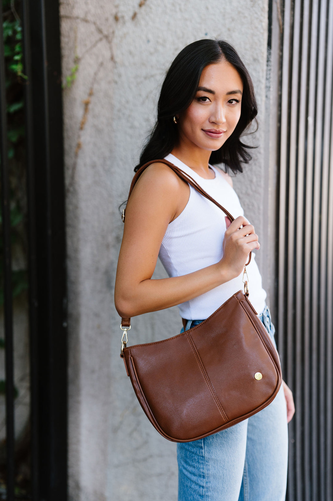 Dusty Blush Marisa Crossbody Sling Purse Handbag