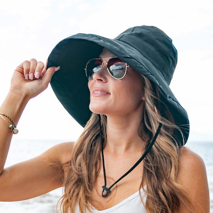 Gray Drawstring Cargo Hats