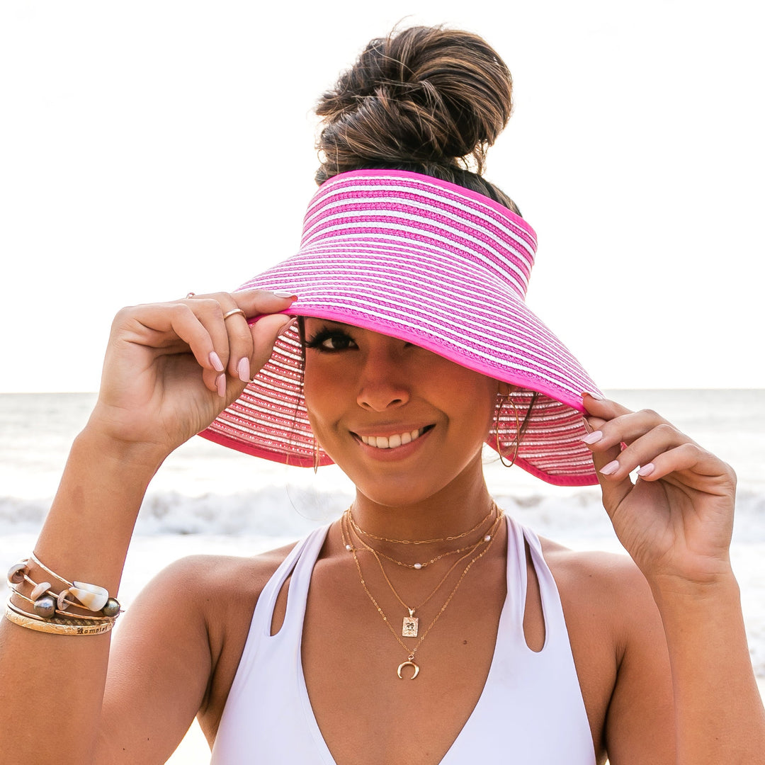Foldable Bow Stripe Visor 1