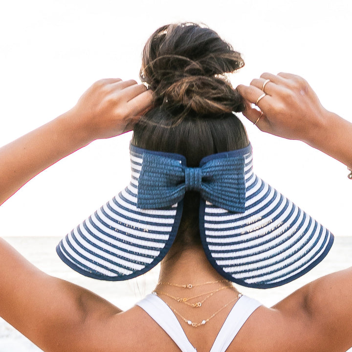 Foldable Bow Stripe Visor 1