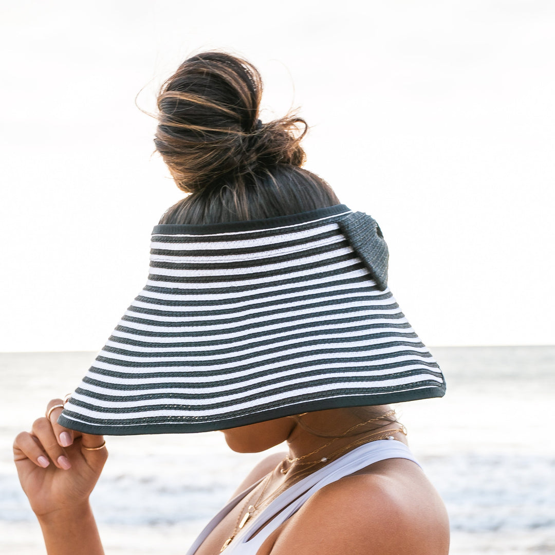 Foldable Bow Stripe Visor 1