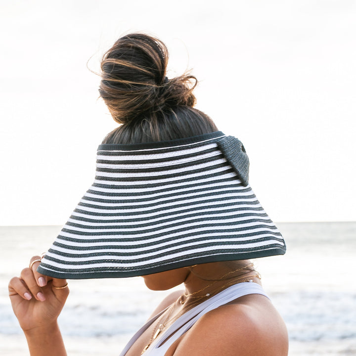 Foldable Bow Stripe Visor 1