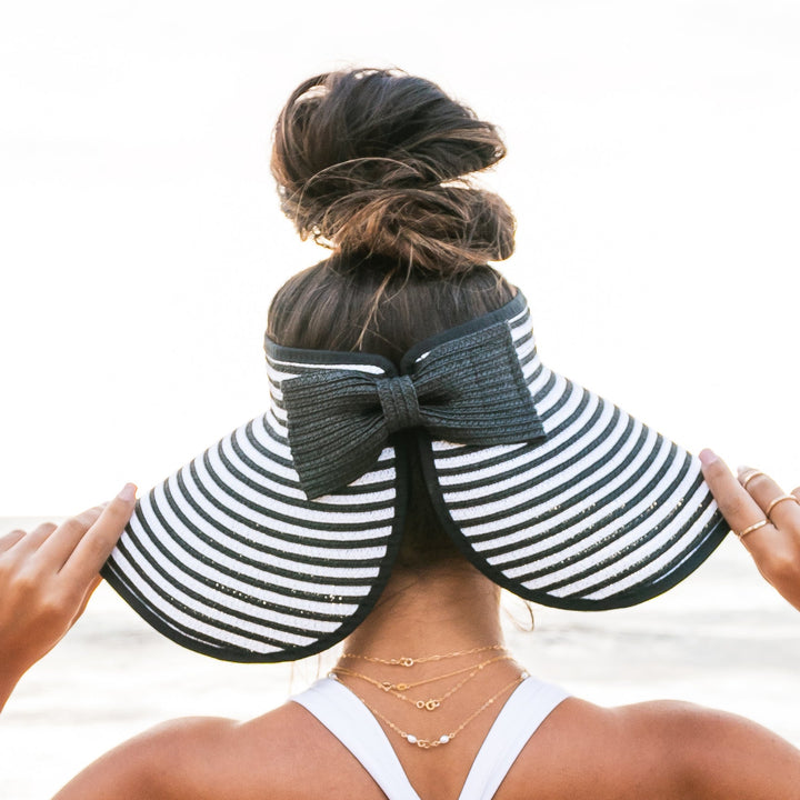 Foldable Bow Stripe Visor 1
