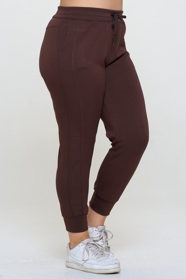 Oatmeal Sporty Chic Ultracomfy Joggers Xl Only