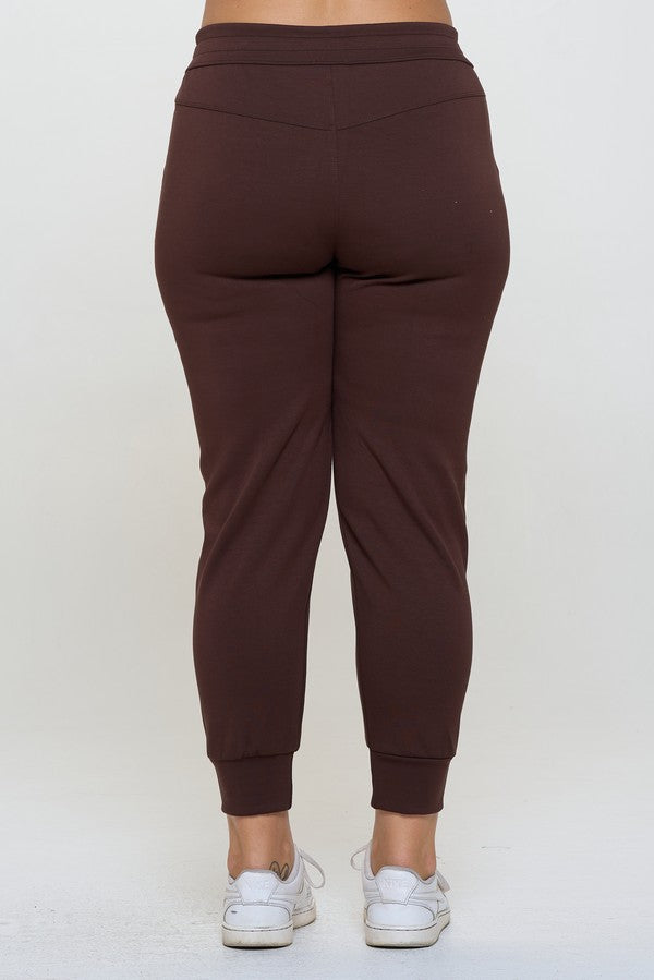 Black Sporty Chic Ultracomfy Joggers Xl Only