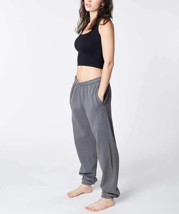 Dull Grey Unisex Cotton Joggers